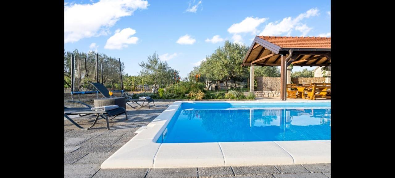 Olive Tree House With Jacuzzi, Wifi And 40M2 Pool Villa Siritovci Exterior foto
